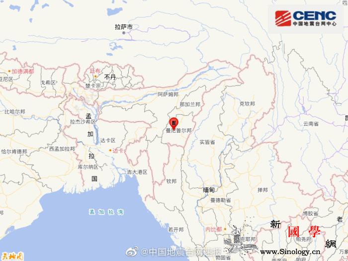 印度发生5.1级地震震源深度40千_台网-震源-国家-