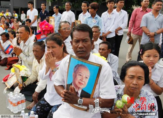 柬埔寨纪念国父西哈努克逝世八周年_金边-柬埔寨-国父-
