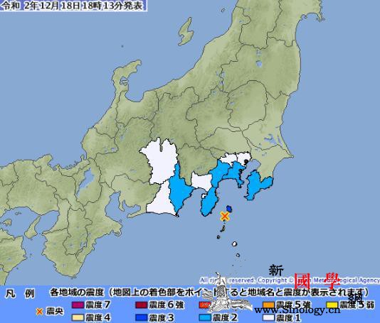 日本东京附近海域发生5.1级浅源地震_震感-震中-源地-