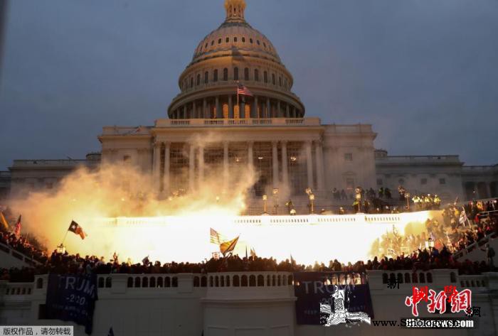 对特朗普失望？美国会遭暴力冲击后白宫_美国国会-离任-美国-