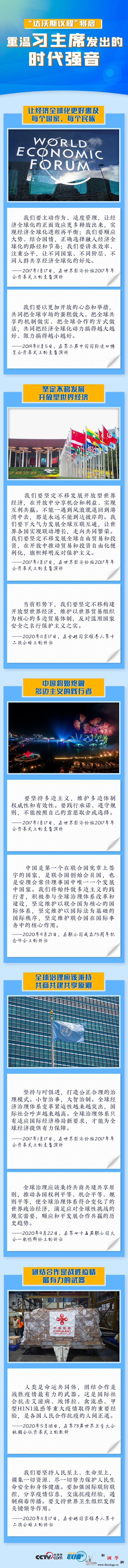 “达沃斯议程”将启重温习主席发出的时_强音-议程-菁菁-