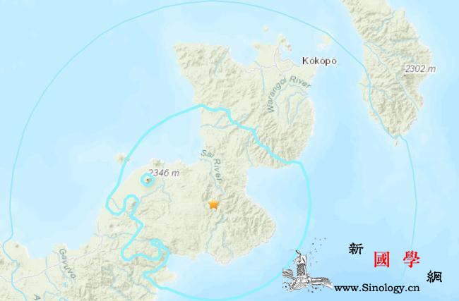 巴布亚新几内亚东部发生5.7级地震震_巴布亚新几内亚-震源-美国-