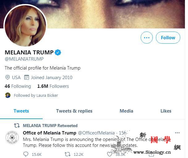 美国前第一夫人宣布办公室“开张”未透_佛罗里达州-账户-社交-