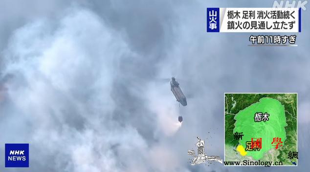 日本栃木山火持续延烧已有177户居民_山火-利市-日本-