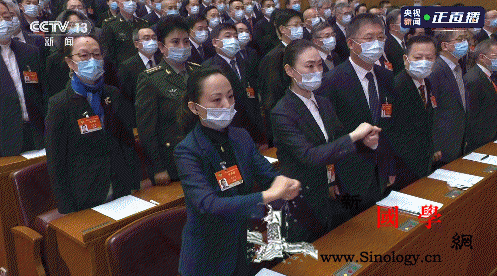 手语怎么“唱”国歌？全国政协开幕会上_聋人-手语-国歌-