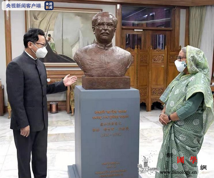 中国向孟加拉国赠送孟加拉国国父塑像_孟加拉国-雕塑家-国父-塑像-