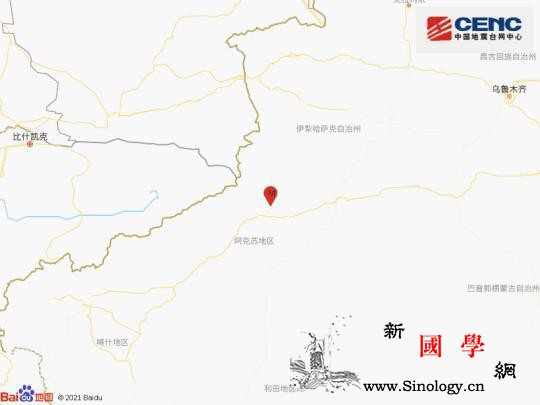 新疆阿克苏地区拜城县发生5.4级地震_拜城县-阿克苏-震源-