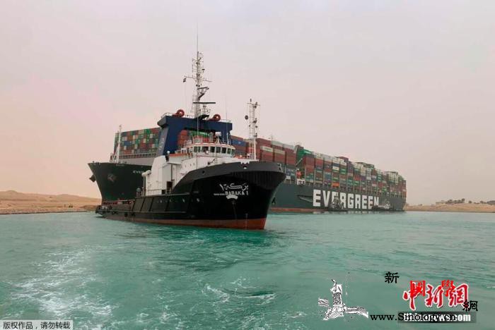 苏伊士运河“危机”：国际贸易受创货船_苏伊士运河-埃及-货船-