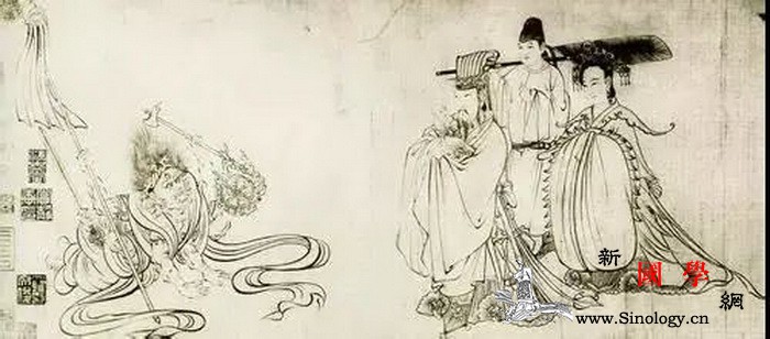 名画|中国古代人物画不仅肖似_道教-游春-吐蕃-壁画-