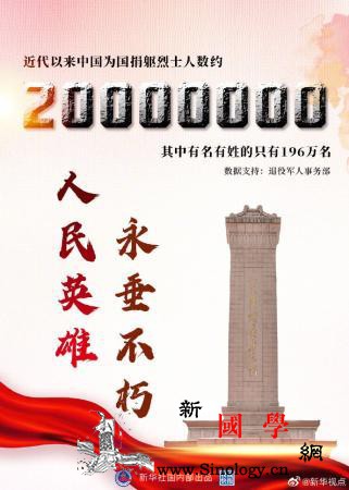 权威快报丨转发致敬!我国有约200_致敬-烈士-天地英雄-