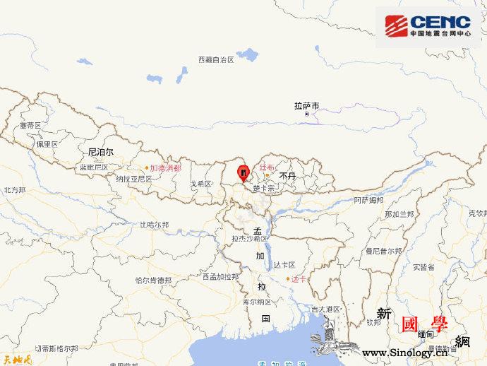 不丹发生4.8级地震震源深度28千米_震源-网速-奥林-