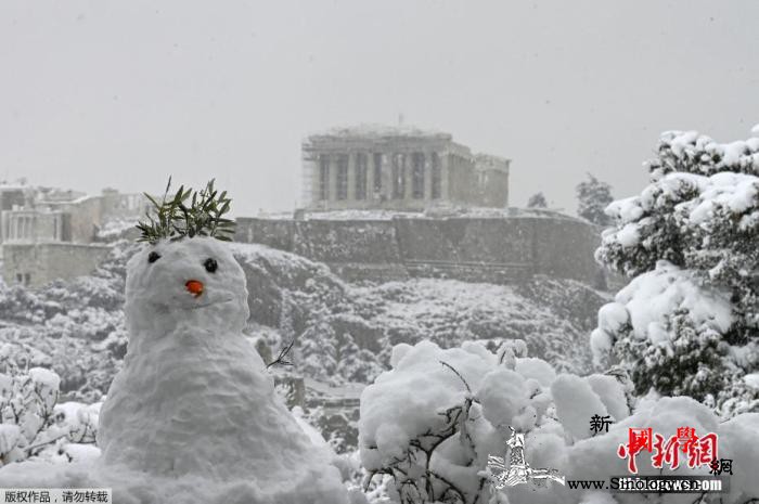 希腊新增确诊1718例疫情或改变“黄_雅典-希腊-积雪-