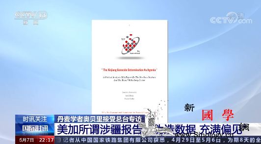 丹麦学者接受专访：美加所谓涉疆报告“_丹麦-美国-伪造-