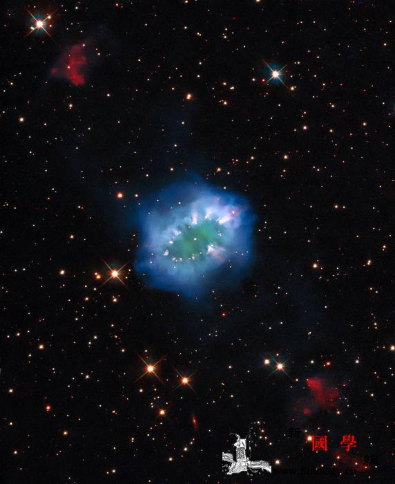 NASA公布绝美“项链星云”影像蕴藏_航天局-星云-恒星-