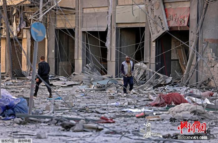以色列对加沙空袭已致83人死亡六层居_巴勒斯坦-空袭-加沙-