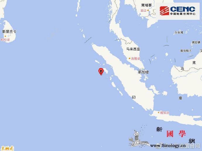 印尼苏门答腊岛西部海域发生6.7级地_苏门答腊-印尼-台网-