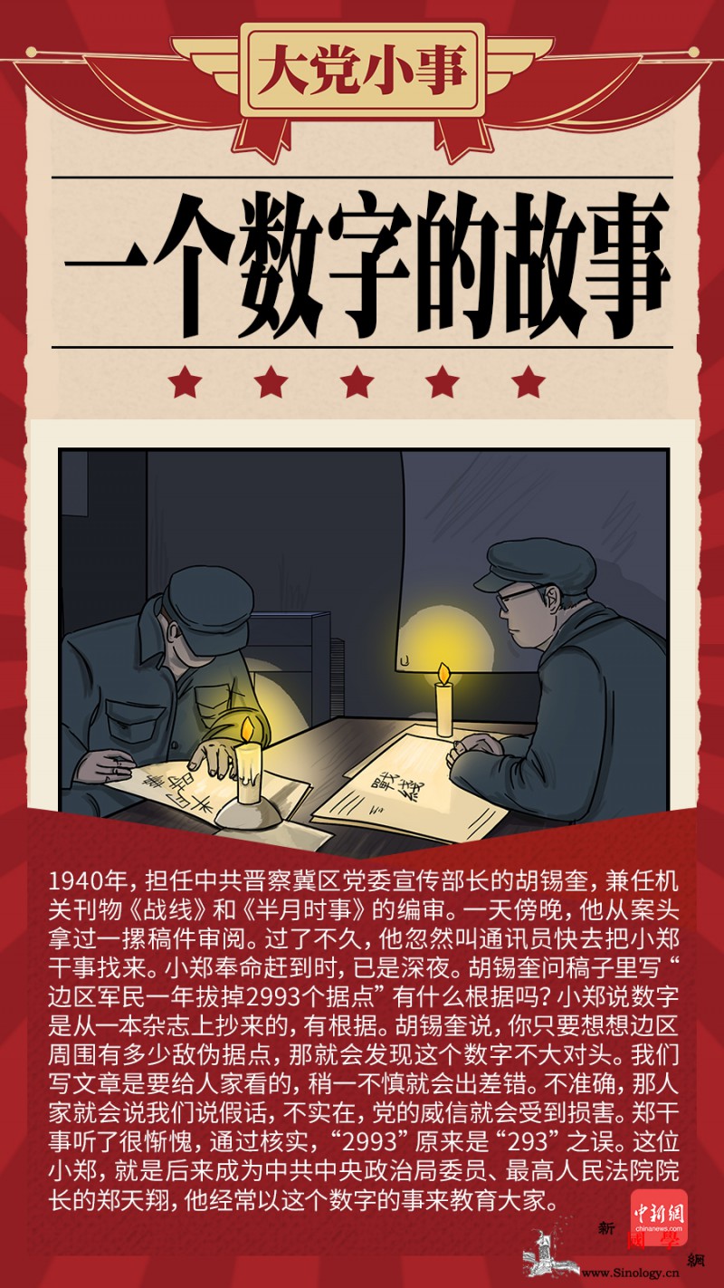 大党小事|认真工作需动脑数字虽小事_晋察冀-干事-数字-