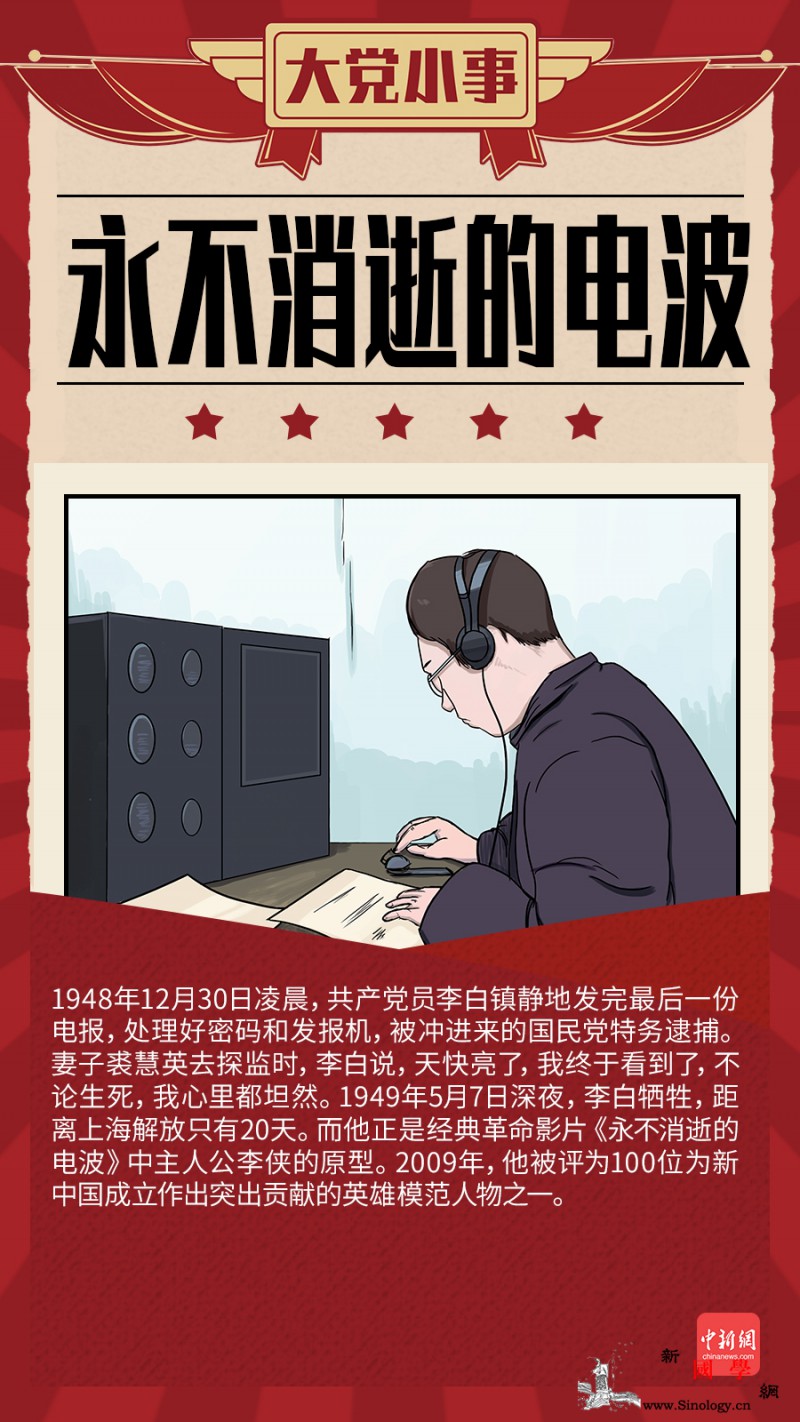 大党小事|为何电波永不消逝？承载烈士_英魂-电波-李白-