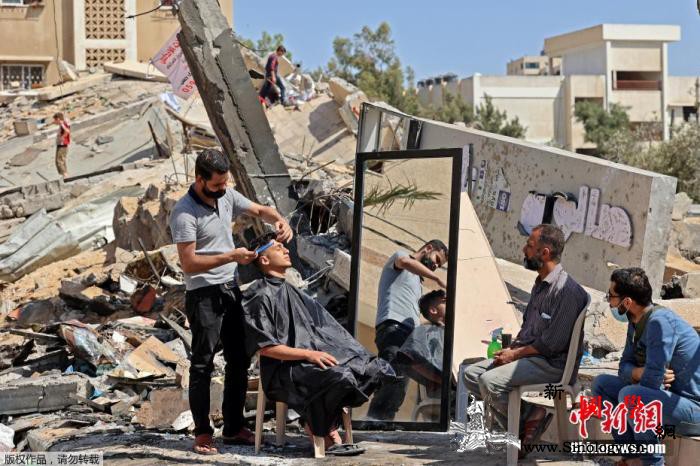 巴以停火之后加沙地带的居民又以何处为_空袭-巴勒斯坦-加沙-