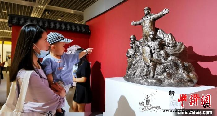 甘肃展出《黄河母亲》等雕塑作品及图片_甘肃省-黄河-甘肃-雕塑-