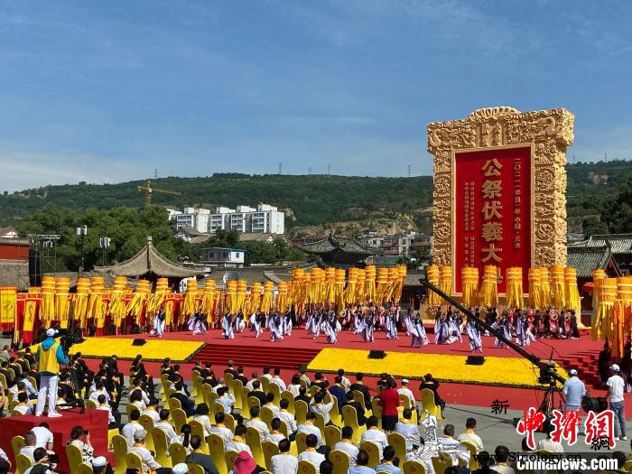 甘肃天水用伏羲文化共筑家园：洒下民族_天水-甘肃-天水市-