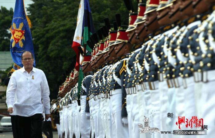菲律宾前总统阿基诺三世去世_马尼拉-菲律宾-仪仗队-