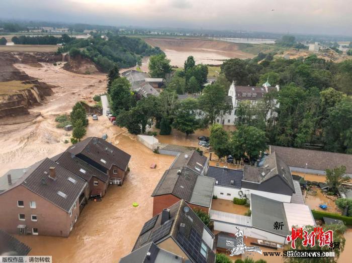 德国洪灾已造成上百人遇难总统呼吁加快_洪灾-德国-遇难-