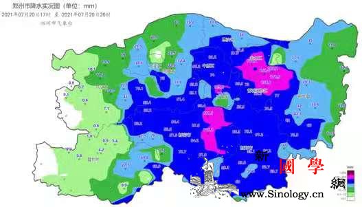 郑州近7成观测站降雨量超过特大暴雨级_回波-降水量-出现在-