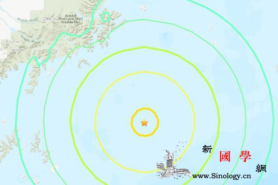 美国阿拉斯加半岛附近发生8.2级地震_阿拉斯加-震源-美国-