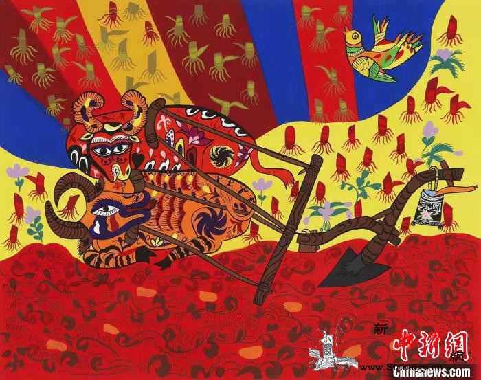 陕西省美术博物馆馆藏安塞农民画作品展_尼泊尔-陕西省-陕西-博物馆-