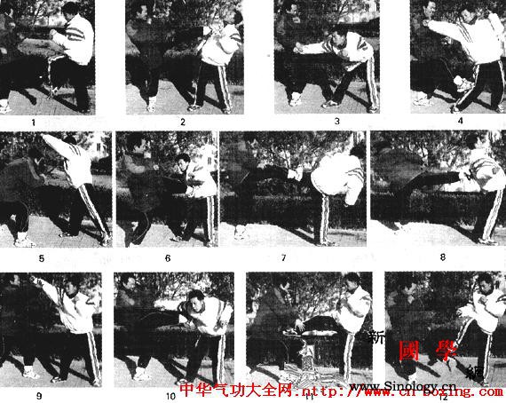 实用点腿九例_劲力-目视-搏杀-脚尖-