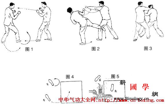 民间散手——小旋风腿_转体-右腿-跳转-右脚-