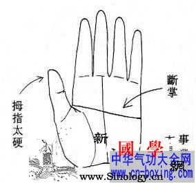 男人手相断掌_手相-恒心-男人-性格- ()