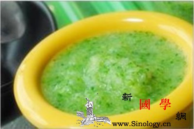 7个月宝宝食谱推荐：小油菜泥米糊_淘米-米粉-油菜-青菜-