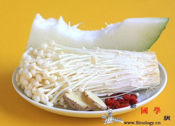 冬瓜枸杞金针菇姜丝汤_姜丝-食盐-枸杞-冬瓜-