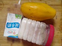 木瓜撞奶_主料-果皮-所需-补血-