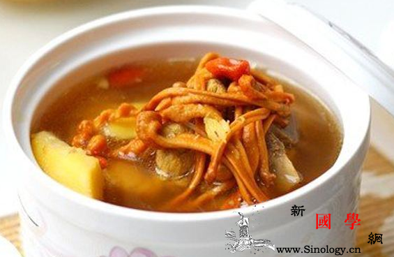 虫草花煲汤配什么好虫草花营养煲汤做法大全_肉糜-虫草-枸杞-倒入-