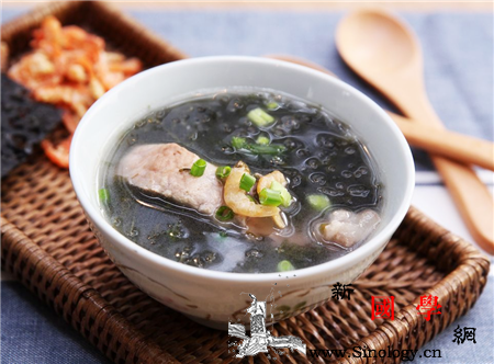 孕妇春季食谱_茭白-虾皮-紫菜-香油-