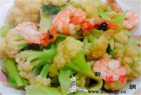 产妇花菜怎么做_生粉-花菜-肉片-虾仁-