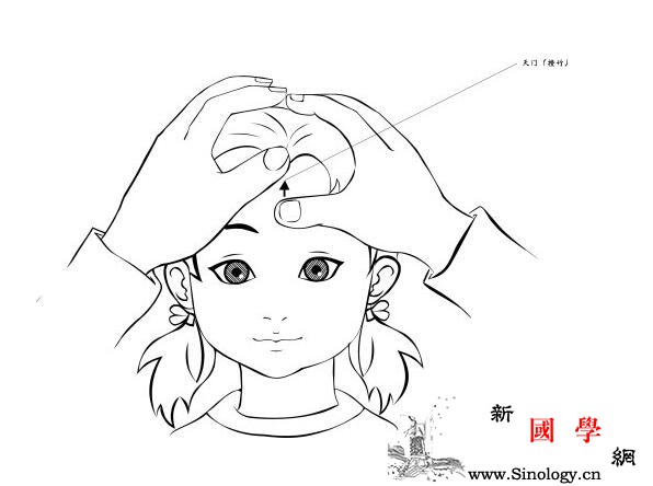 儿童发烧推拿手法图_推拿-头痛-手法-身体-