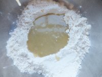 南瓜豆沙月饼_面团-麦芽糖-面皮-花生油-