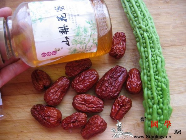 蜜汁苦瓜红枣_苦味-红枣-苦瓜-蜂蜜-