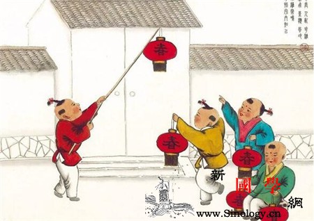 孩子春节玩什么_桃符-还可以-舞狮-春联-