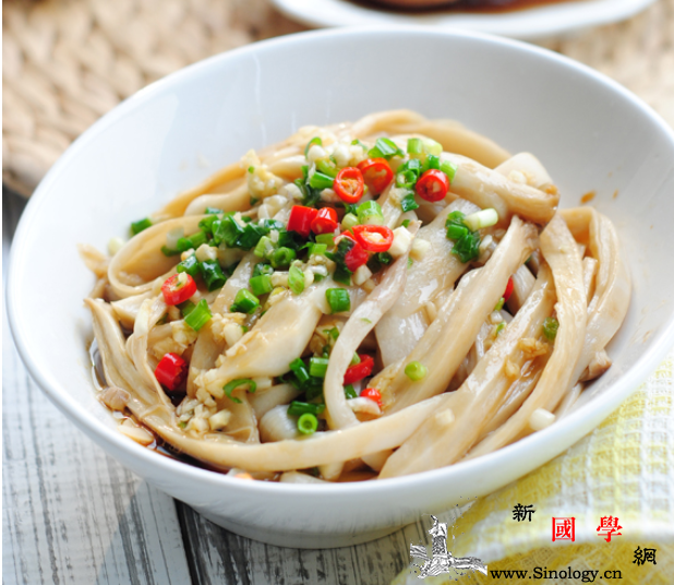 孕前营养食谱之手撕杏鲍菇_芝麻油-拌匀-汤匙-食谱-