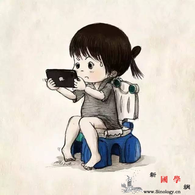 都说手机对孩子影响不好那是因为你没有正确引_视力-孩子-手机-服务员-