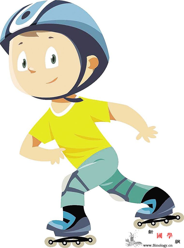 儿童学轮滑的好处_滑轮-轮滑-身体-儿童-