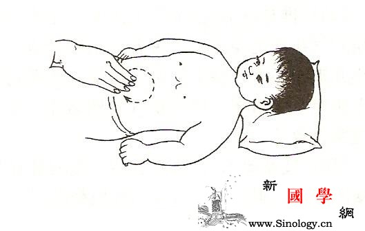 宝宝腹胀口臭怎么办小儿推拿来帮忙！_腹胀-推拿-着力-拇指-