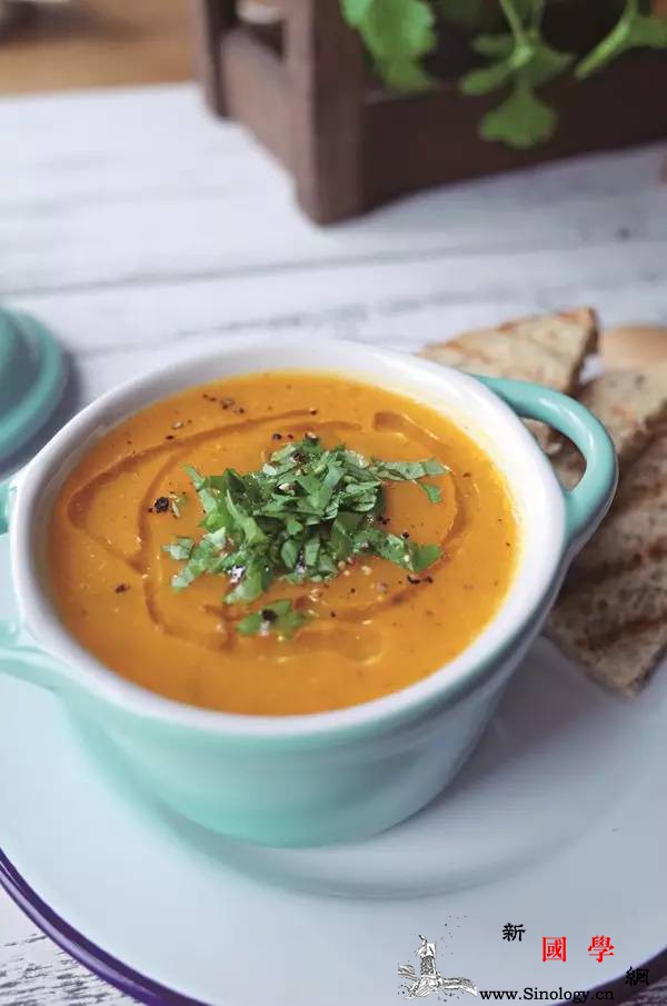 这道香菜胡萝卜浓汤补充叶酸又能预防孕期便秘_浓汤-叶酸-香菜-孕期-